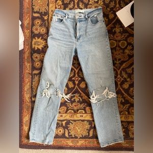 Abercrombie & Fitch 90s Straight Ultra High Rise Jeans